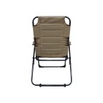 صندلی مسافرتی مبله 4 حالته کرم از نمای پشتی