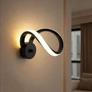 چراغ دیواری مدرن مشکی