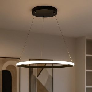 لوستر اسپرت مشکی تک حلقه ال ای دی