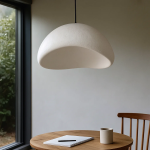 لوستر پاپیه ماشه سفید