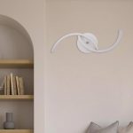 چراغ دیواری مدرن سفید