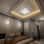 چراغ دیواری همراه با لوستر ست
