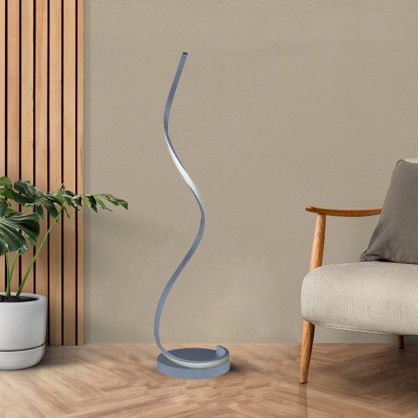 آباژور ایستاده مدرن طوسی
