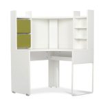 میز تحریر ماهان سفید سبز