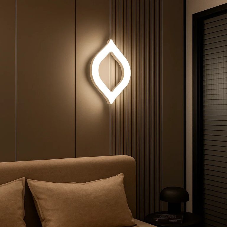 چراغ دیواری تک شعله مدل لوزی