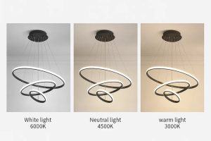 قابلیت تنظیم رنگ نور لوسترهای مدرن