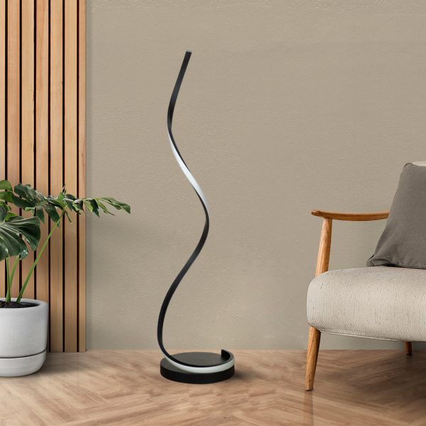 آباژور ایستاده مدرن مشکی