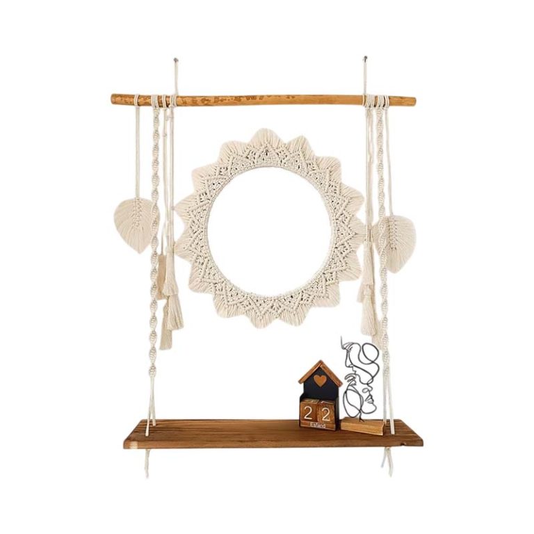 شلف های دیواری مکرومه مدرن