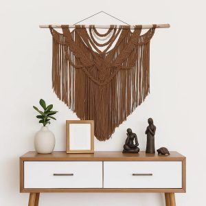 دیوار کوب مکرومه خزان