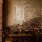 دیوارکوب مکرومه برای کافه