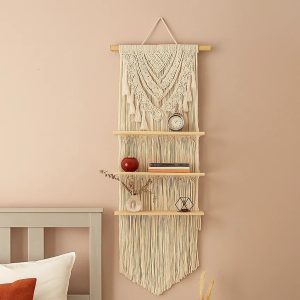 شلف مکرومه سه طبقه مدل ماهلین