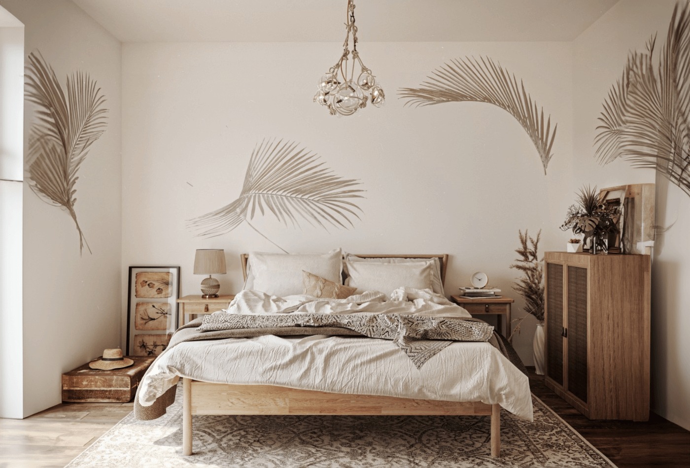 اتاق خواب سبک بوهمی