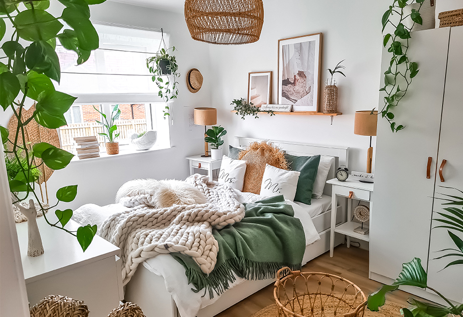 اتاق خواب سبک بوهمی