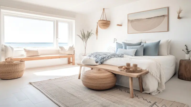 اتاق خواب سبک دکوراسیون اسکاندیناوی