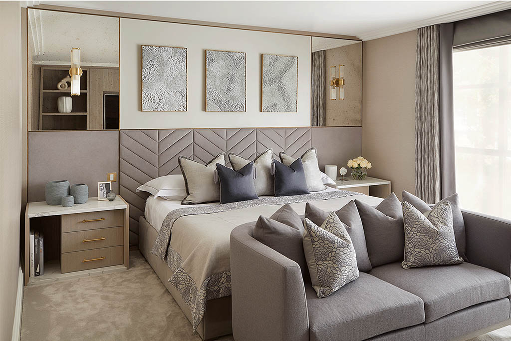 تزیینات و دکوری در اتاق خواب مدرن