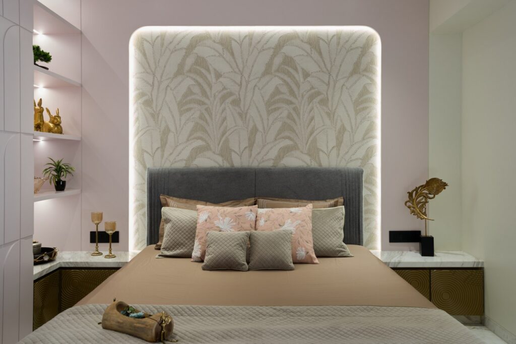 نورپردازی هوشمند و جذاب در اتاق خواب