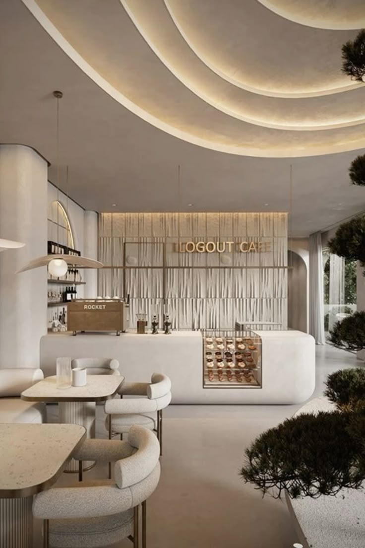 دکور کافه و نورپردازی