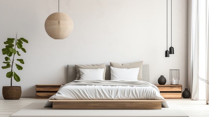 انتخاب مبلمان در اتاق خواب مینیمال