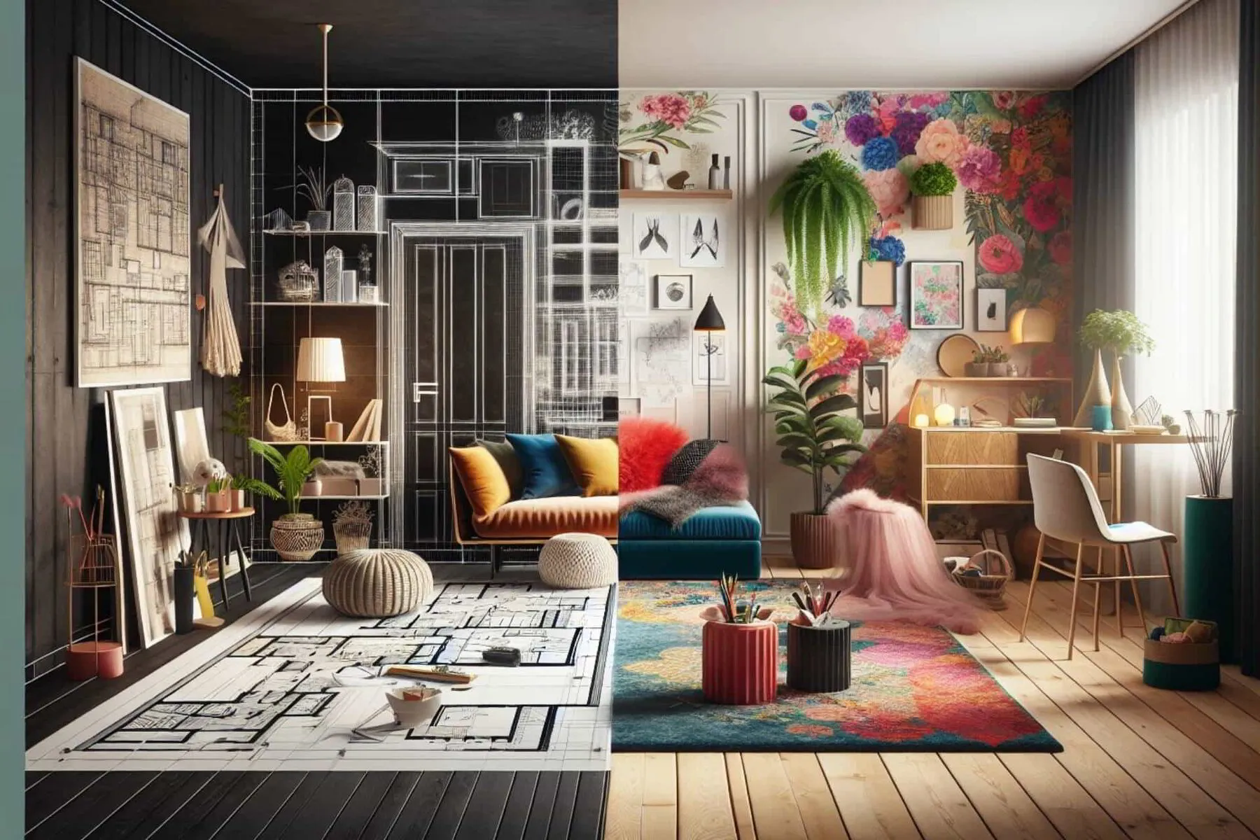 تفاوت دکوراسیون داخلی با طراحی داخلی