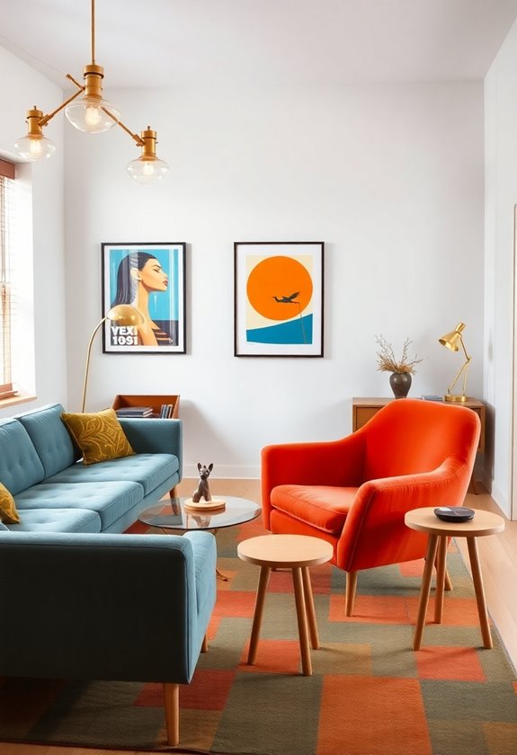 جزئیات رترو در طراحی داخلی