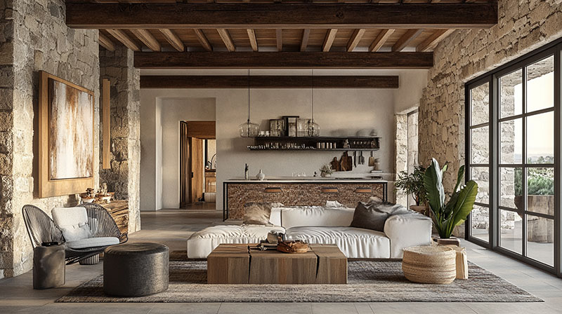 دکوراسیون داخلی روستیک