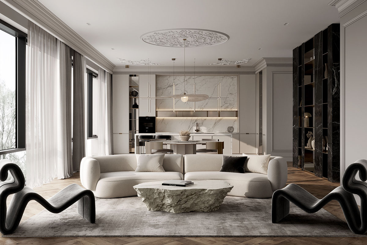 دکوراسیون داخلی نئوکلاسیک