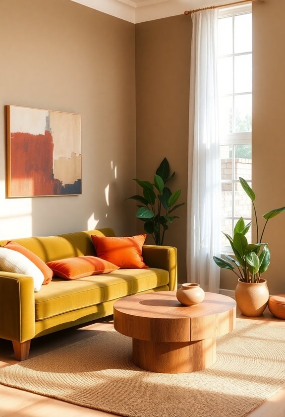 رنگ‌ های زمینی و طبیعی؛ ترند محبوب در طراحی داخل مدرن