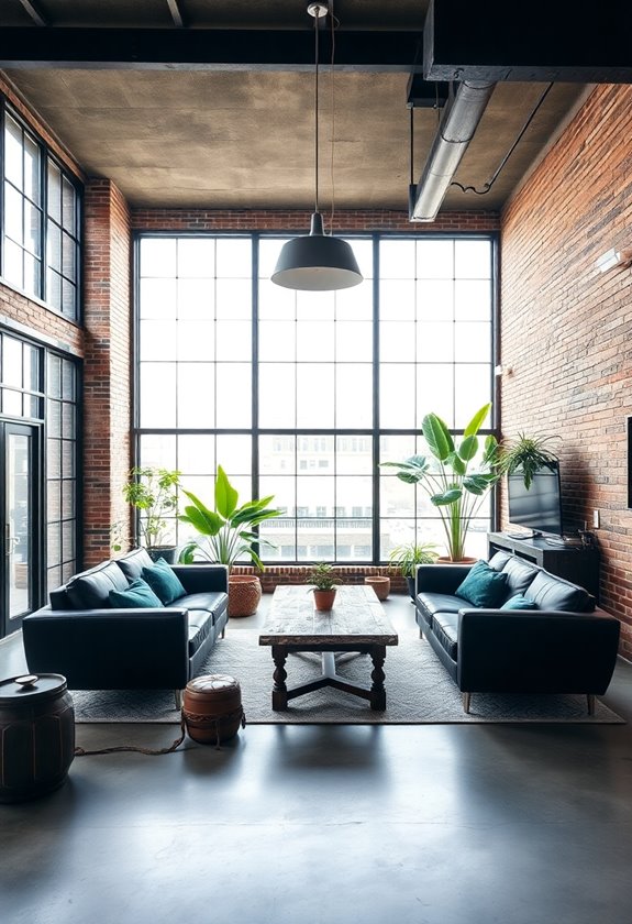 عناصر صنعتی در طراحی داخلی مدرن