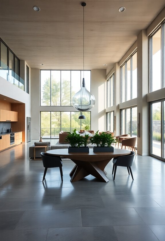 فضاهای باز و یکپارچه در طراح داخلی