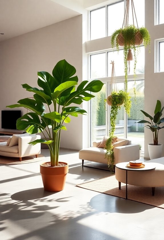 گیاهان آپارتمانی در طراحی داخلی